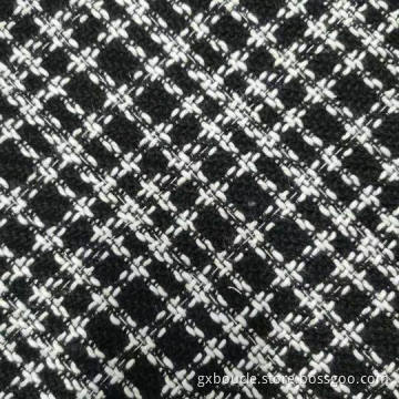 Boucle fashion tartan design stlyes fabric